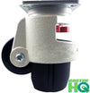 Retractable Leveling Casters 2.5 Inch Wheel - 4 Pack | 4400 lbs Capacity Heavy Duty Machine Feet CasterHQ