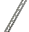 5 Foot 12 Gauge Steel E-Track Vertical Rail with 2-Inch Slots CasterHQ