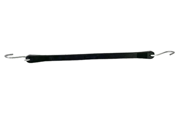TS15 Rubber Tarp Straps 15" - Durable, Made in USA with Max Stretch 22" and 2" S-Hooks CasterHQ