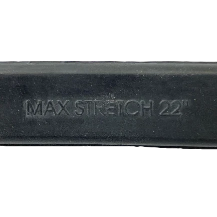 TS15 Rubber Tarp Straps 15" - Durable, Made in USA with Max Stretch 22" and 2" S-Hooks CasterHQ