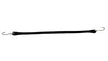 TS21 Rubber Tarp Straps 21" - Heavy-Duty Made in USA Straps with 32" Max Stretch & 2" S-Hooks CasterHQ