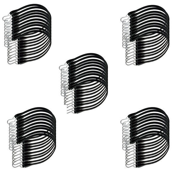 USA Tarp Straps with Crimped Hooks - 21 Inch - Box of 50 CasterHQ