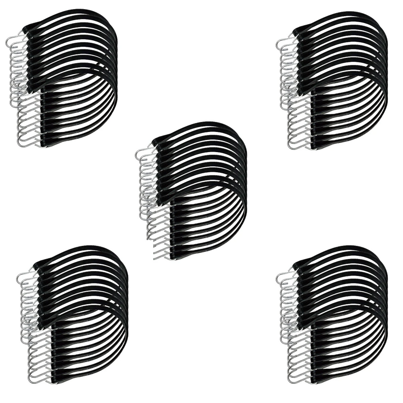 USA Tarp Straps with Crimped Hooks - 21 Inch - Box of 50 CasterHQ