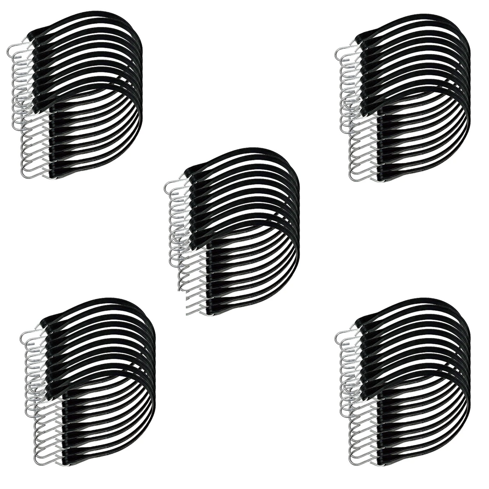 USA Tarp Straps with Crimped Hooks - 21 Inch - Box of 50 CasterHQ
