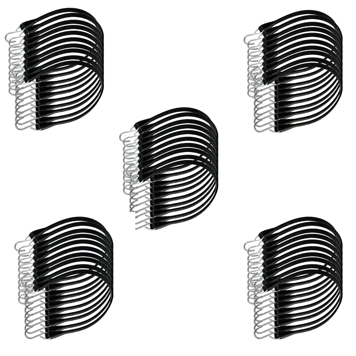 USA Tarp Straps with Crimped Hooks - 21 Inch - Box of 50 CasterHQ