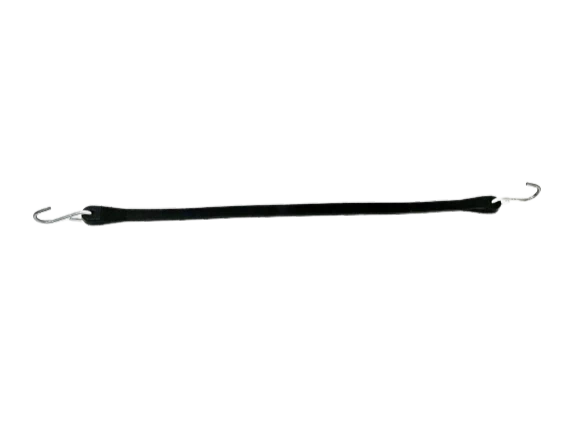 TS31 Rubber Tarp Straps 31" with Max Stretch 44" and 2" S-Hooks, Heavy-Duty Made in USA - Secure & Durable CasterHQ
