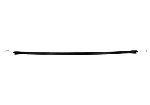 TS41 - 41” Rubber Tarp Strap with 2" S-Hooks, Made in USA - High Stretch, Lightweight, and Durable CasterHQ