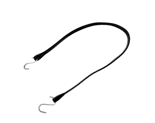 TS41 - 41” Rubber Tarp Strap with 2" S-Hooks, Made in USA - High Stretch, Lightweight, and Durable CasterHQ