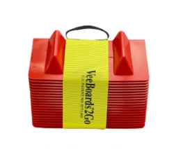4" x 4" x 11" Red Corner Protectors - Pack of 20 | Durable, Flexible, and Lightweight for Cargo Protection CasterHQ