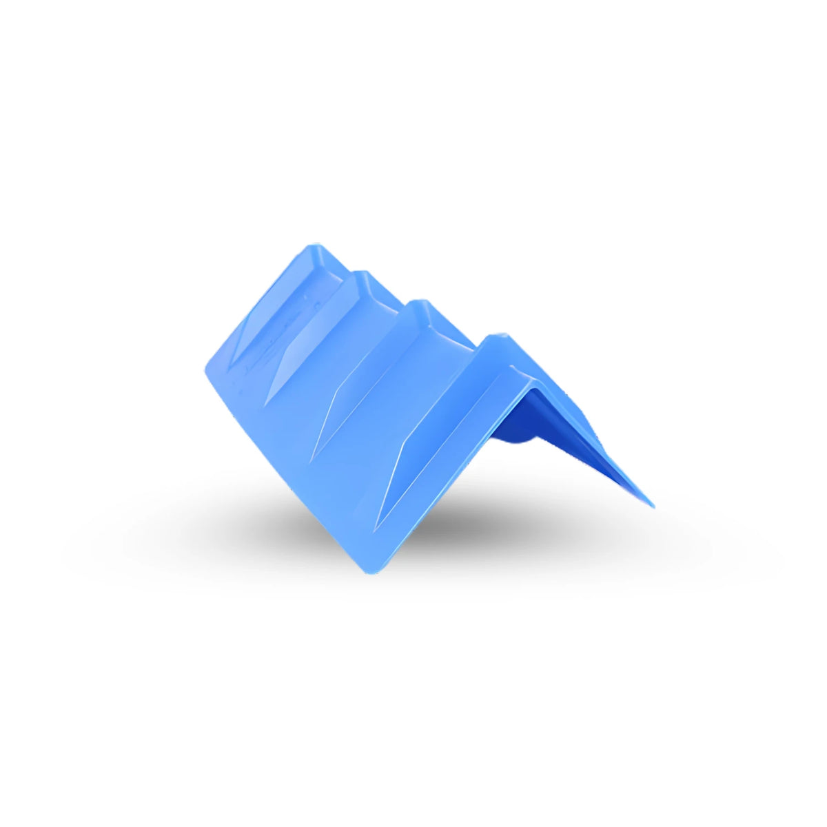 24" Vee Board Corner Protector (Blue) - Durable Cargo Edge Guard for 2-4" Webbing Straps CasterHQ