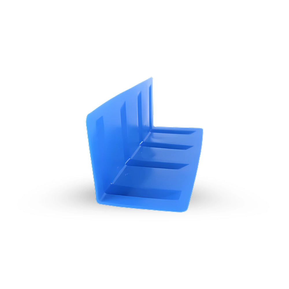 24" Vee Board Corner Protector (Blue) - Durable Cargo Edge Guard for 2-4" Webbing Straps CasterHQ