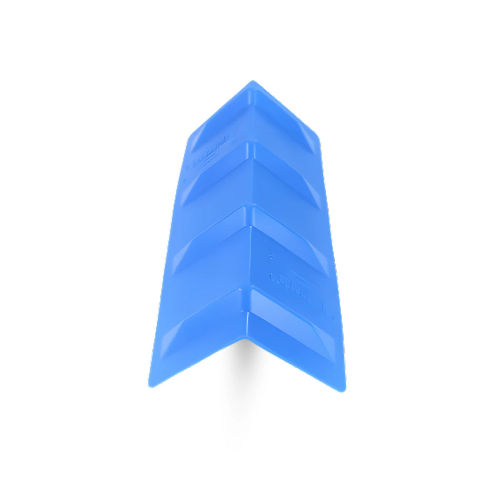 24" Vee Board Corner Protector (Blue) - Durable Cargo Edge Guard for 2-4" Webbing Straps CasterHQ