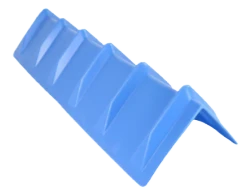 36" Vee Board Corner Protector (Blue) - Durable Polyethylene Cargo Edge Guard for 2-4" Webbing CasterHQ