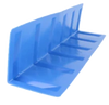 36" Vee Board Corner Protector (Blue) - Durable Polyethylene Cargo Edge Guard for 2-4" Webbing CasterHQ