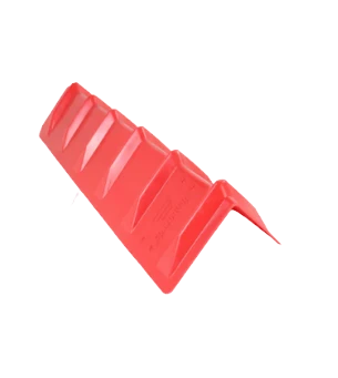 36" Vee Board Corner Protector (Red) - Durable Polyethylene Cargo Edge Guard for 2-4" Webbing CasterHQ