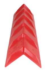 36" Vee Board Corner Protector (Red) - Durable Polyethylene Cargo Edge Guard for 2-4" Webbing CasterHQ