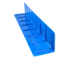 48" Vee Board Corner Protector - Heavy-Duty HDPE Corner Guard for Cargo Straps and Tarps CasterHQ