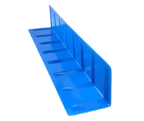 48" Vee Board Corner Protector - Heavy-Duty HDPE Corner Guard for Cargo Straps and Tarps CasterHQ