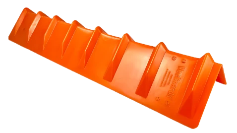 48" V-Board Corner Protector for 2-4" Webbing - Orange CasterHQ
