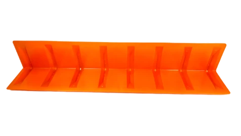 48" V-Board Corner Protector for 2-4" Webbing - Orange CasterHQ
