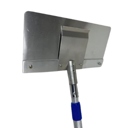 8ft V-Shaped Corner Protector Placement Tool - Heavy Duty Aluminum Extension Handle for Flatbed Trucks CasterHQ