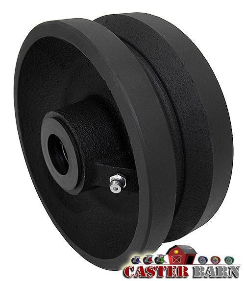 4" X 2" V GROOVE WHEEL - 600 lbs Capacity CasterHQ