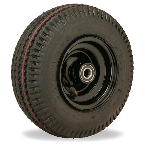 Hamilton W-10-PR-1 Pneumatic Rubber Wheel - 10" Air-Filled Tire with 3/4" Straight Roller Bearing for Industrial & Recreational Use Hamilton