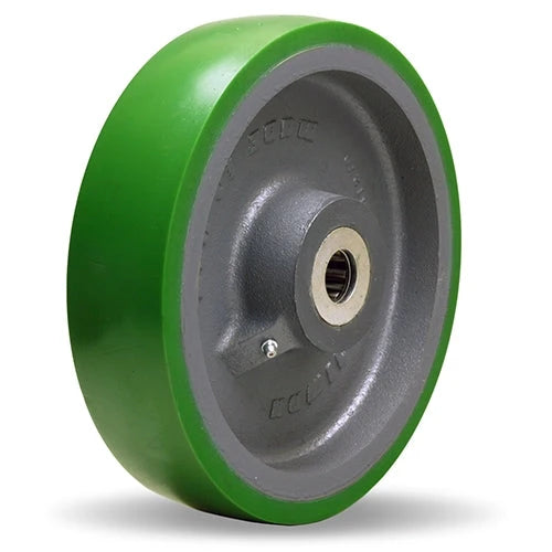 Hamilton W-1025-DT-1 Duralast Polyurethane Wheel - 10" Heavy-Duty Cast Iron, Precision Tapered Roller Bearing Hamilton