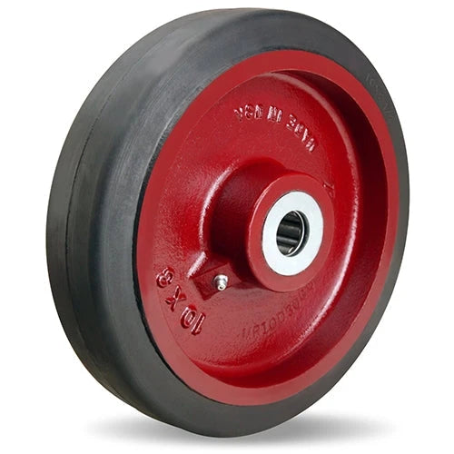 Hamilton W-1025-R-1 Mold-on Rubber Cast Iron Wheel 10x2.5" - Heavy Duty Industrial Mobility Solution Hamilton