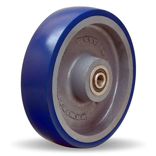 Hamilton W-1025-SPT-1 Ergo-Glide Wheel - 10" Polyurethane on Cast Iron, Heavy-Duty with Precision Bearing Hamilton