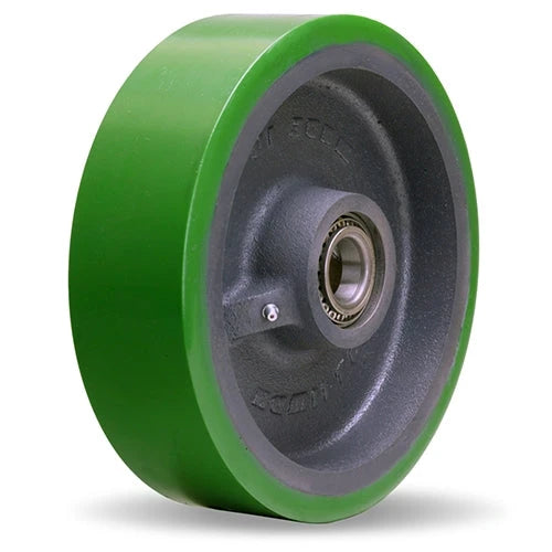 Hamilton W-1030-DT-3/4 Duralast Polyurethane Wheel - 10" Diameter, 3" Wide, Precision Roller Bearing for Heavy-Duty Use Hamilton