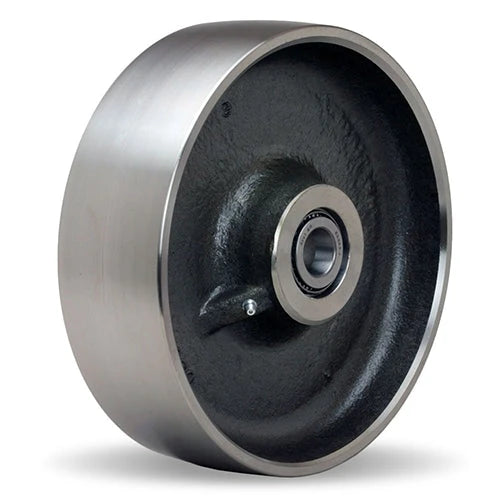 10" x 3" Hamilton Forged Steel Caster Wheel with 16,000 lbs Capacity and 2 3/16" Bore Hamilton