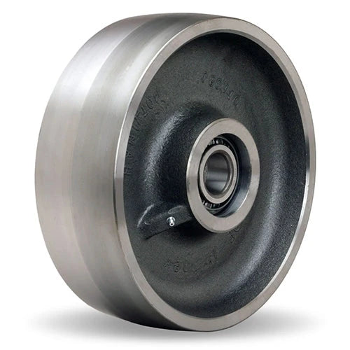 Hamilton Forged Steel Wheel, 10" x 3", High Heat 750°F, 4400-6000 lbs Load Capacity, Precision Ball Bearing, 3/4" Hub - Industrial Heat Resistant Wheel Hamilton