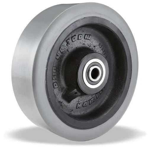 Hamilton Dura-Glide 10" Forged Steel Wheel with Polyurethane Coating - 4" Wide, Heavy-Duty Industrial Wheel with Precision Bearings Hamilton