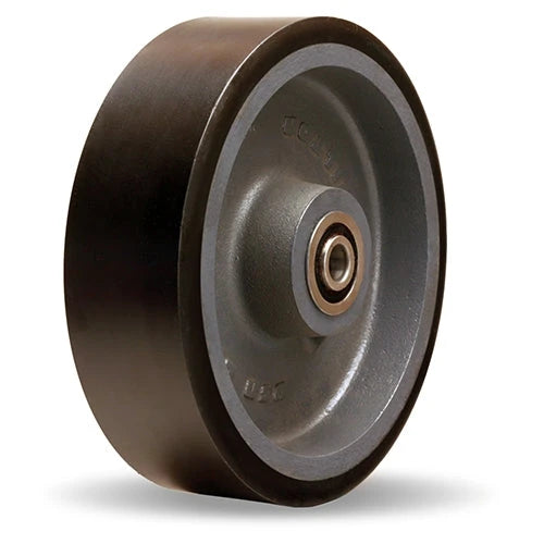 Hamilton Duralast XC70 Polyurethane (70D) Wheel 10"x5" - Heavy-Duty Cast Iron Wheel for Industrial Use Hamilton
