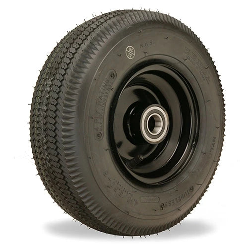 Hamilton W-12-PRB-1 Pneumatic Air-Filled Rubber Wheel - 12" Diameter, 4.1" Wide, 3 3/8" Hub with 1" Precision Ball Bearing - Industrial & Commercial Use Hamilton