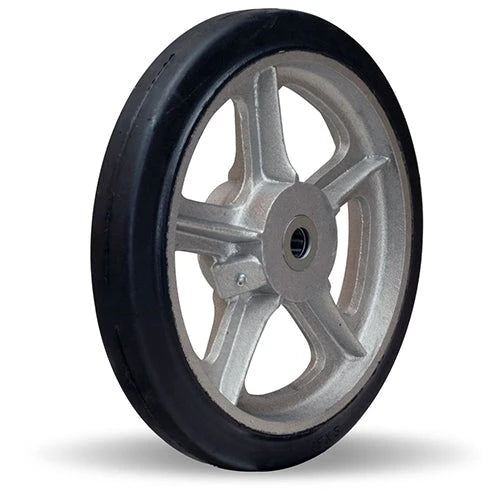 Hamilton Moldon Rubber Wheel | Aluminum Core | 12" x 2" | 3/4" Bearing Hamilton