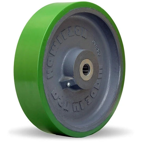 Hamilton W-1230-DL-1-15/16 Wheel - 12" Durable Polyurethane on Cast Iron for Heavy-Duty Industrial Use Hamilton