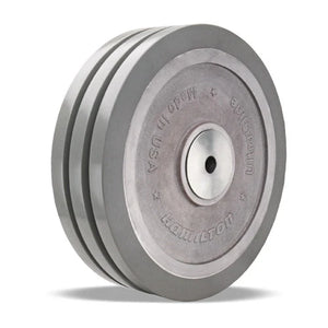 Hamilton 12" x 3" Polyurethane Triple-Wheel Caster – 5000 lb