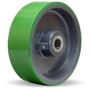 Hamilton W-1240-D-1-1/2 12" x 4" Polyurethane Industrial Wheel – 9000 lb