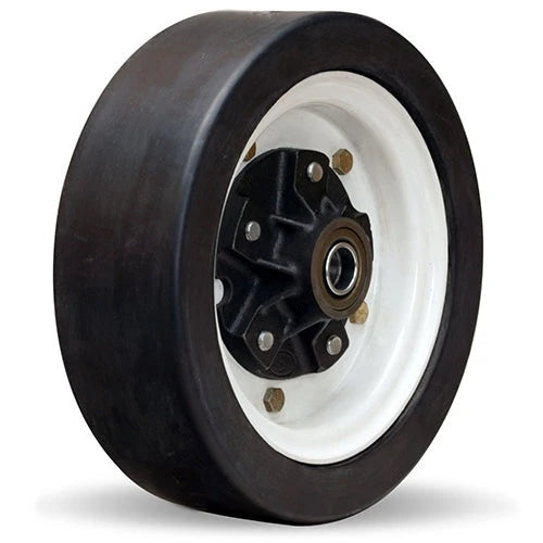 Hamilton 12" Heavy Duty Semi-Pneumatic Wheel - 1200 lbs Load Capacity, 4" Wide, 3 1/2" Hub, 1" Precision Tapered Roller Bearing - Smooth Tire Hamilton