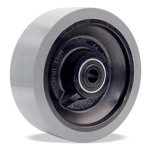 W-1241-AGV-GB95-1 Premium 12" Forged Steel AGV Wheels - Durable 95A Polyurethane Coated for Advanced Industrial Transport - Order Now for Exceptional Performance! Hamilton