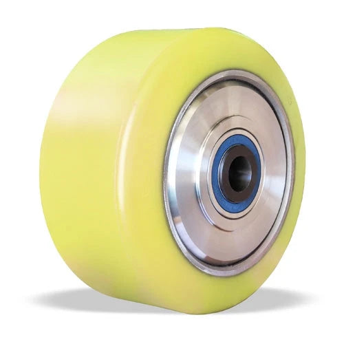 Hamilton TerraTech Ultra 12-inch Press-on Polyurethane Wheel - 5700 lbs Capacity, 5.5" Wide, 6.5" Hub, 1-1/4" Precision Ball Bearing Hamilton