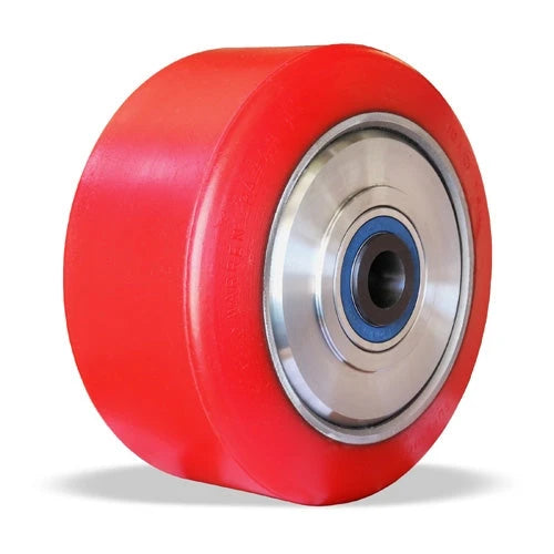 Hamilton TerraTech W-1590-POYB-1-1/2 Polyurethane Wheel - 15" Dia, 9" Wide, Heavy-Duty Precision Ball Bearing Wheel for Industrial Use Hamilton