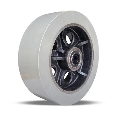 Hamilton Dura-Glide W-1652-GB95-1-1/4 Wheel - 16" Polyurethane on Cast Iron, 5" Wide with Precision Ball Bearings for Heavy-Duty Use Hamilton