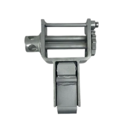 W-20SPW-SILVER Stake Pocket Trailer Winch | High Load Capacity | Versatile Webbing Compatibility CasterHQ