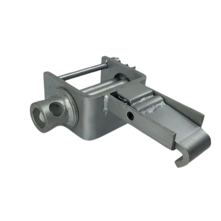 W-20SPW-SILVER Stake Pocket Trailer Winch | High Load Capacity | Versatile Webbing Compatibility CasterHQ