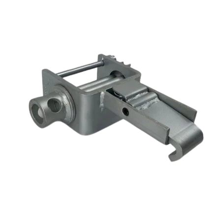 W-20SPW-SILVER Stake Pocket Trailer Winch | High Load Capacity | Versatile Webbing Compatibility CasterHQ