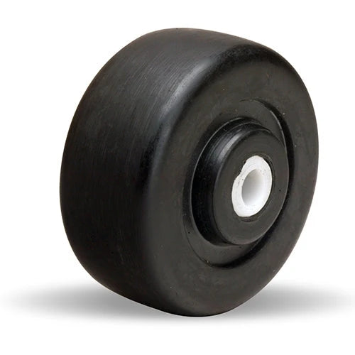 Hamilton Ebonite Hard Rubber Wheel 2 1/2" Diameter x 1 1/8" Wide x 1-3/8" Hub Length with 5/16" Oilless Bearing - High Load Capacity of 175 lbs. Hamilton