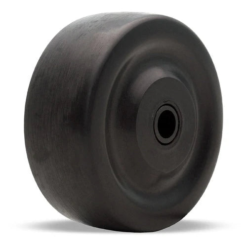 Hamilton Ebonite Hard Rubber Wheel 3x1.25 with 3/8" Oilless Bearing - 210 lbs. Load Capacity Hamilton